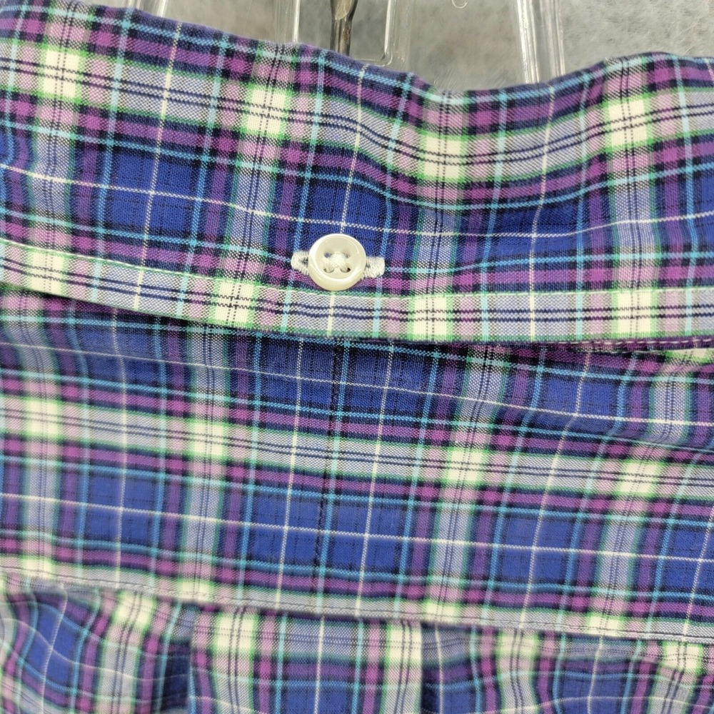 Polo Ralph Lauren Custom Fit Shirt Men's Extra Large XL Plaid Button Collared - Picture 7 of 10